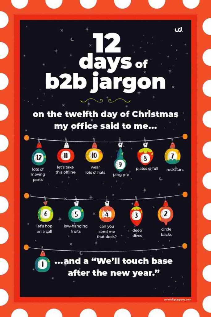 12 Days of B2B Jargon